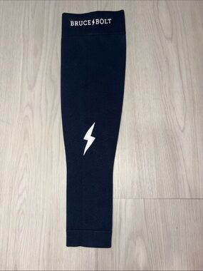 Bruce Bolt graduated compression arm sleeve navy s/m unisex